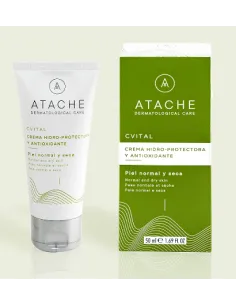 C Vital Crema Hidro-Protectora | ATACHE - Hidratación y Vitamina C para Piel Seca