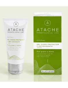 C Vital Crema Hidro-Protectora Piel Mixta y Grasa | ATACHE - Hidratación Ligera con Vitamina C
