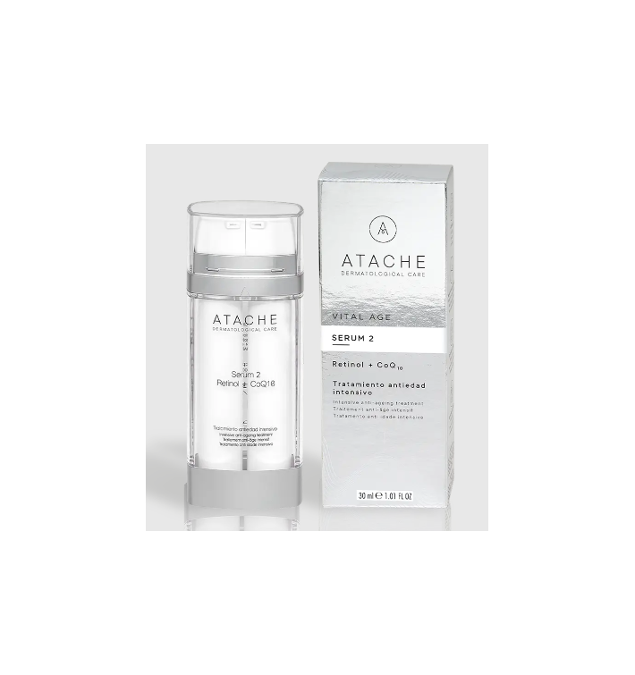 ATACHE Vital Age Sérum 2 Retinol + CoQ10 | Sérum Antiedad Reafirmante