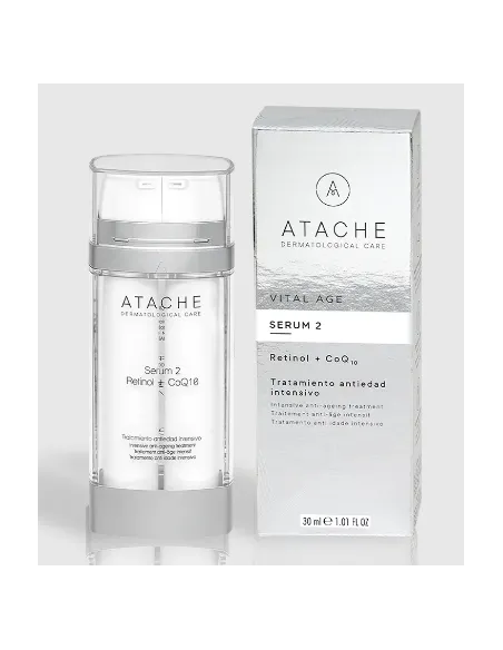 ATACHE Vital Age Sérum 2 Retinol + CoQ10 | Sérum Antiedad Reafirmante