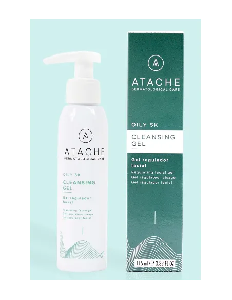 ATACHE Oily SK Cleansing Gel | Gel Limpiador Facial para Piel Grasa y Acneica