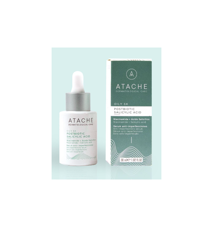 ATACHE Oily SK Postbiotic Serum | Sérum con Ácido Salicílico para Piel Grasa y con Acné