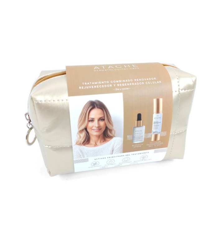ATACHE Pack Excellence | Sérum Glicólico + Crema Regeneradora Día