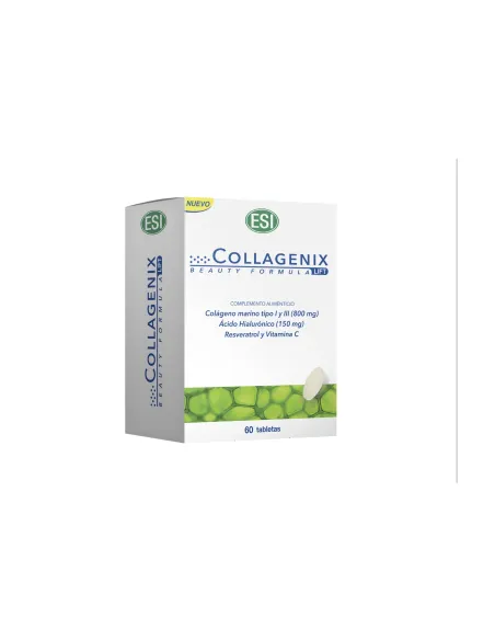 ESI Collagenix Lift Acción Hidratante 60 Tabletas | Colágeno Marino y Ácido Hialurónico