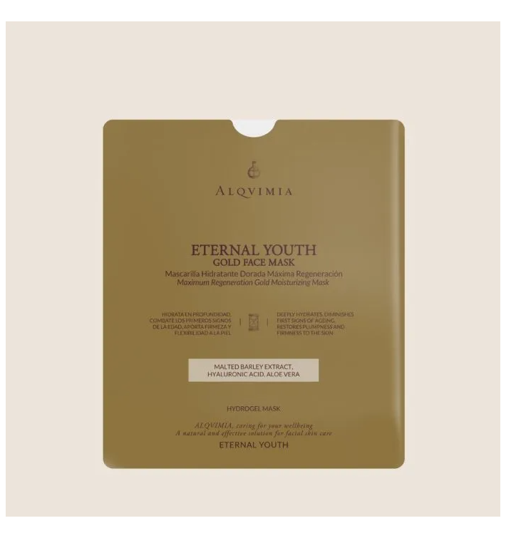 Alqvimia Eternal Youth Gold – Mascarilla Facial Hidratante Regeneradora