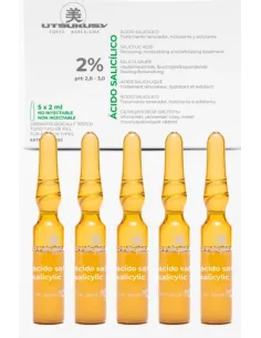 Utsukusy Ampollas Ácido Salicílico 2% | Tratamiento Purificante, Renovador y Antiimperfecciones