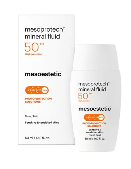 Mesoprotech Mineral Fluid SPF 50+ | Protector Solar Mineral Facial